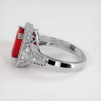 3.00 Ct. Ruby Ring, 14K White Gold 4