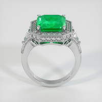 4.73 Ct. Emerald Ring, 18K White Gold 3