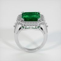 6.64 Ct. Emerald Ring, 18K White Gold 3