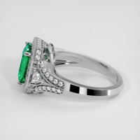 2.83 Ct. Emerald Ring, 18K White Gold 4