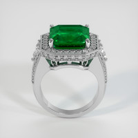 10.45 Ct. Emerald Ring, 18K White Gold 3