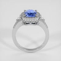 2.15 Ct. Blue Sapphire Ring, 18K White Gold 3