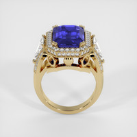 10.47 Ct. Blue Sapphire Ring, 14K Yellow Gold 3