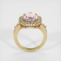 5.28 Ct. Padparadscha Sapphire Ring, 14K Yellow Gold 3