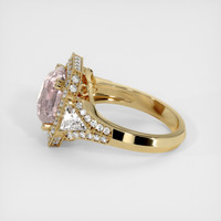 5.28 Ct. Padparadscha Sapphire Ring, 14K Yellow Gold 4