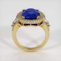 8.50 Ct. Blue Sapphire Ring, 18K Yellow Gold 3
