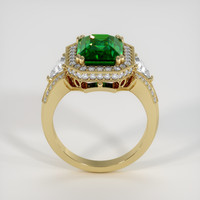 3.79 Ct. Emerald Ring, 18K Yellow Gold 3