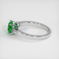 1.45 Ct. Emerald Ring, Platinum 950 4