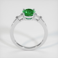 1.13 Ct. Emerald Ring, Platinum 950 3