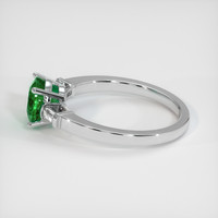 1.13 Ct. Emerald Ring, Platinum 950 4