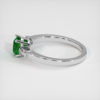 0.94 Ct. Emerald Ring, Platinum 950 4