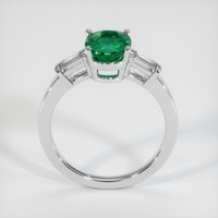 1.61 Ct. Emerald Ring, Platinum 950 3