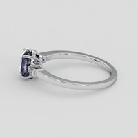 3.06 Ct. Violet Spinel Ring, 14K White Gold 4