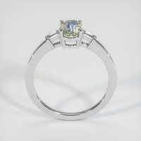 2.25 Ct. Bi Color Sapphire Ring, 18K White Gold 3