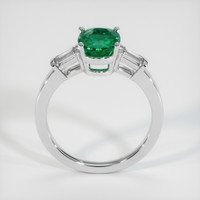 1.61 Ct. Emerald Ring, 18K White Gold 3