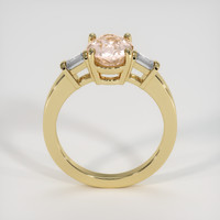 1.84 Ct. Peach Sapphire Ring, 10K Yellow Gold 3