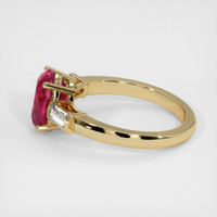 2.47 Ct. Ruby Ring, 14K Yellow Gold 4