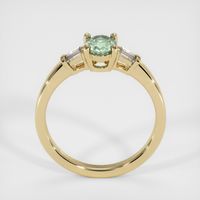 0.85 Ct. Sapphire Ring, 14K Yellow Gold 3