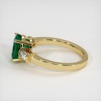 1.61 Ct. Emerald Ring, 18K Yellow Gold 4