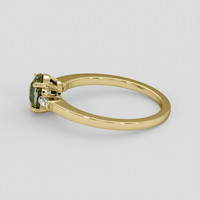 1.57 Ct. Bi Color Sapphire Ring, 18K Yellow Gold 4