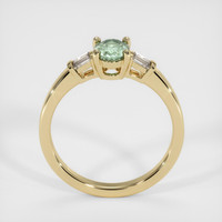 0.85 Ct. Sapphire Ring, 18K Yellow Gold 3