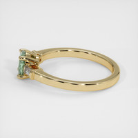 0.85 Ct. Sapphire Ring, 18K Yellow Gold 4