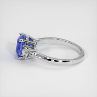 2.93 Ct. Blue Sapphire Ring, Platinum 950 4