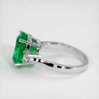 4.47 Ct. Emerald   Ring, Platinum 950 4
