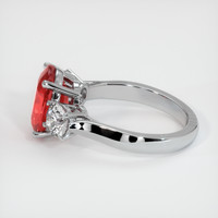 4.26 Ct. Ruby Ring, Platinum 950 4