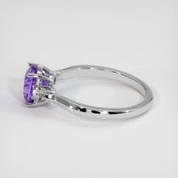 1.51 Ct. Sapphire Ring, 14K White Gold 4
