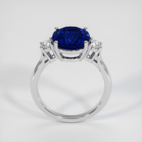 5.75 Ct. Blue Sapphire Ring, 18K White Gold 3