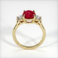 3.08 Ct. Ruby Ring, 14K Yellow Gold 3