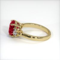 3.08 Ct. Ruby Ring, 14K Yellow Gold 4
