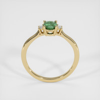 0.73 Ct. Sapphire Ring, 14K Yellow Gold 3