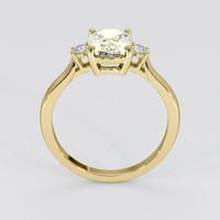 1.96 Ct. Yellow Sapphire Ring, 14K Yellow Gold 3