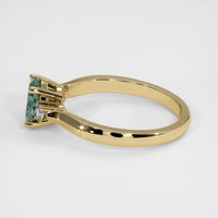 0.84 Ct. Sapphire Ring, 14K Yellow Gold 4