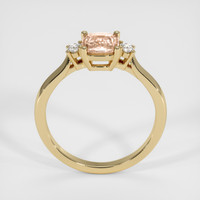 1.05 Ct. Padparadscha Sapphire Ring, 18K Yellow Gold 3