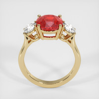 4.26 Ct. Ruby Ring, 18K Yellow Gold 3