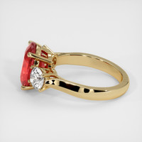 4.26 Ct. Ruby Ring, 18K Yellow Gold 4