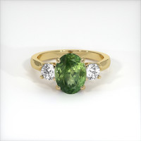 2.84 Ct. Sapphire Ring, 18K Yellow Gold 1
