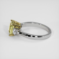 2.44 Ct. Yellow Sapphire Ring, 14K Yellow & White 4