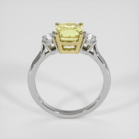 2.44 Ct. Yellow Sapphire Ring, 18K Yellow & White 3