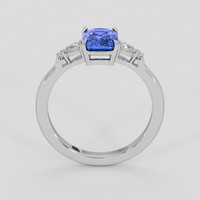 2.08 Ct. Blue Sapphire Ring, Platinum 950 3