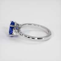 1.98 Ct. Blue Sapphire Ring, Platinum 950 4
