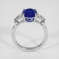 3.53 Ct. Blue Sapphire Ring, Platinum 950 3