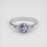 1.26 Ct. Sapphire Ring, Platinum 950 1