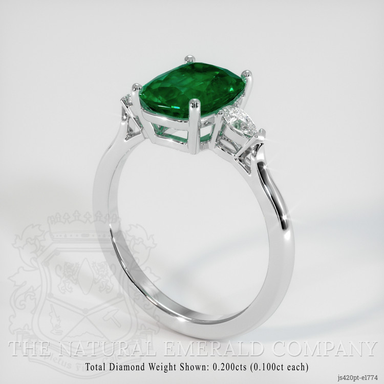 Emerald Ring 2.05 Ct. Platinum 950 | The Natural Emerald Company