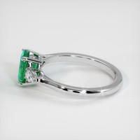 1.22 Ct. Emerald Ring, Platinum 950 4