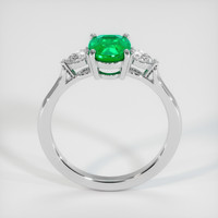 0.99 Ct. Emerald Ring, Platinum 950 3