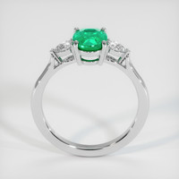 1.07 Ct. Emerald Ring, Platinum 950 3